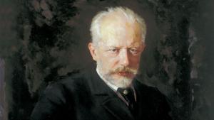 Портрет Петра Ильича Чайковского. Фрагмент. Николай Кузнецов. 1893 год