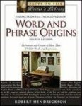 Facts on File Encyclopedia of Word and Phrase Origins (Writers Library)