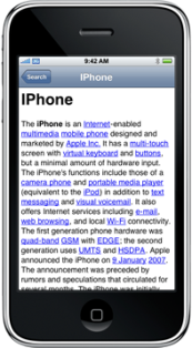 Википедия для для iPhone