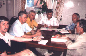 Заседание рабочей группы Энциклопедии Омской области под председательством профессора Русакова В. Н. (фото Айдакова О. Г.)