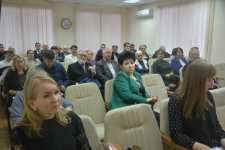 Участники рабочего заседания по изданию второго тома «Энциклопедии Чебоксарского района» (февраль 2023 года). Фото: «Тăван Ен»
