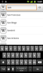 Скриншот официального приложения для чтения Википедии в аппаратах Android
