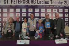 Участники презентации биографической энциклопедии «Российский теннис: кто есть кто» (4 февраля 2017 года). Фото: St. Petersburg Ladies Trophy