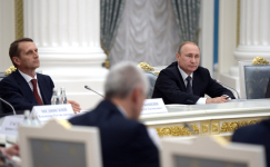 Встреча Владимира Путина с участниками Общероссийского исторического собрания (22 июня 2016 года)