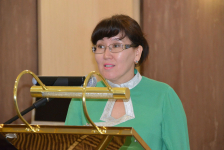 Марианна Харунова на конференции «Региональные энциклопедии в современной научной инфокоммуникационной системе России» (29 сентября 2016 года)