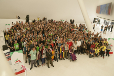 Групповое фото участников Wikimania 2015 в Мехико