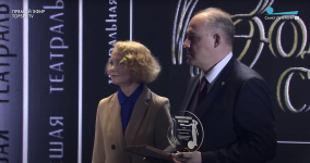 Сергей Николаев на вручении премии «Золотой софит» (26 октября 2020 года)