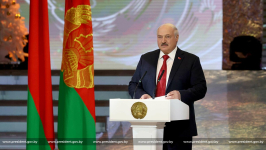 Александр Лукашенко выступает на церемонии награждения премиями «За духовное возрождение» и специальными премиями деятелям культуры и искусства (10 января 2023 года). Фото: Президент Республики Беларусь