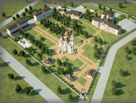 План расположения строений духовно-православного центра «Вятский Посад»
