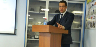 Айтуган Ирекович Акманов на научно-практической конференции «Изучение малой территории как основа развития региональной энциклопедистики» (20 февраля 2020 года)