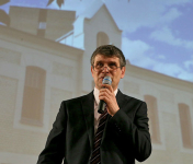 Дмитрий Бак на презентации сетевых проектов Государственного литературного музея (9 апреля 2015 года). Фото: «РГ»
