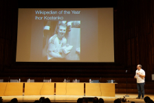 Объявление Игоря Костенко «Википедистом года» (Wikipedian of the Year) на Wikimania 2014