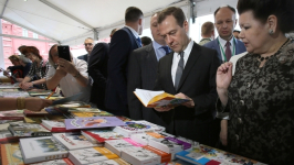 Дмитрий Медведев на книжном фестивале «Красная площадь» (3 июня 2016 года)