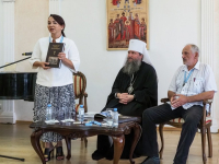 Инна Баталова выступает на презентации энциклопедии «Православные храмы Екатеринбургской митрополии» (19 августа 2021 года)