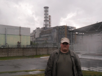 Википедист Сергей Семёнов в Чернобыльской зоне отчуждения