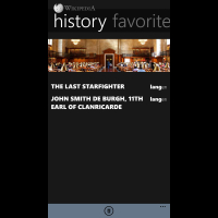 Скриншот приложения Wikipedia для Windows Phone