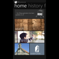 Скриншот приложения Wikipedia для Windows Phone