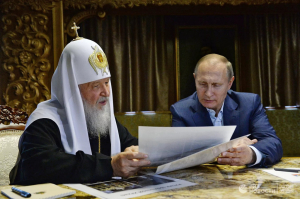 Патриарх Московский и всея Руси Кирилл и Владимир Путин