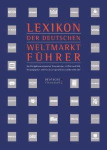 Лицевая сторона переплёта справочного издания по немецким лидерам мирового рынка (Lexikon der deutschen Weltmarktführer; 2010)