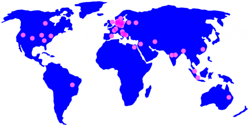 Географическое распределение стюардов Википедии