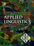 Concise encyclopedia of applied linguistics