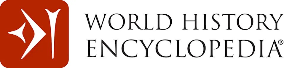 Логотип World history encyclopedia (WHE)