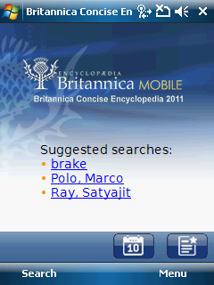 Скриншоот приложения «Britannica Concise Encyclopedia 2011»