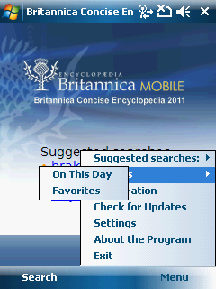 Скриншоот приложения «Britannica Concise Encyclopedia 2011»