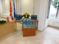 Комплект «Православной энциклопедии» на презентации в Орхиде (7 октября 2015 года). Фото: «Седмица.Ru»
