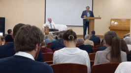 На презентации «Географического словаря Крыма». Фото: КРУНБ им. И. Я. Франко