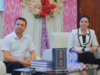 Максуд Асадов на презентации «Энциклопедии Алишера Навои» в УрГУ (23 мая 2025 года). Фото: УрГУ