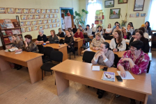 Участники научно-методологического семинара «Муниципальная энциклопедия: основные этапы работы, методика написания статей и сбора иллюстраций» (14 марта 2025 года). Фото: Лаишевская центральная библиотека