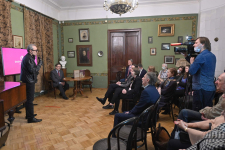 Валерий Фокин выступает на презентации энциклопедии Александринского театра (12 мая 2021 года). Фото: Александринка