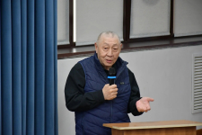 Валерий Сельгиков на презентации энциклопедии «Калмыкия» (22 мая 2026 года). Фото: НБ РК им. А. М. Амур-Санана