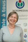 Административный директор Wikimedia CH Шанталь Эбонге рада первым положительным результатам (Wikimedia)