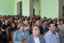Аудитория презентации второго издания «Воронежской энциклопедии» (23 апреля 2025 года). Фото: ВОУНБ им. И. С. Никитина