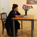 Людмила Коваль на презентации исторической энциклопедии «Павловск от А до Я, 1777—1917» (12 сентября 2019 года). Фото: VK-страница Павловской городской библиотеки