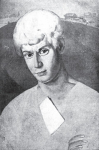 С. А. Есенин. Портрет работы Б. Д. Григорьева. 1923