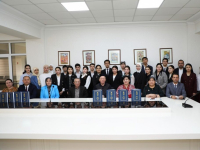 Участники и гости презентации «Энциклопедии Алишера Навои» (18 марта 2025 года). Фото: ТГУВ