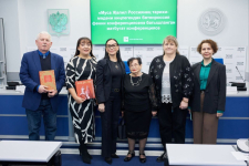 Участники пресс-конференции ко Всероссийской научной конференции «Муса Джалиль в историко-культурном пространстве России» (12 февраля 2026 года). Фото: VK-страница ИТЭР АН РТ