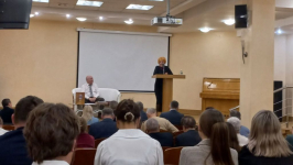 На презентации «Географического словаря Крыма». Фото: КРУНБ им. И. Я. Франко