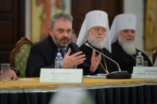 Сергей Кравец выступает на 30-м заседании советов по изданию «Православной энциклопедии» (6 июня 2018 года)