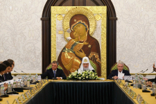 31-е заседание советов по изданию «Православной энциклопедии» (19 марта 2019 года). Фото: пресс-служба Патриарха Московского и всея Руси
