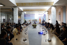 Презентация первого тома энциклопедии «Атай Огонбаев» (24 октября 2025 года). Фото: НБ КР