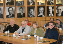 Презентация четвёртого тома энциклопедии «Актёры отечественного кино» (22 апреля 2019 года). Фото: Наталья Тендора