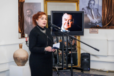 Ирина Горюнова на презентации двух томов справочно-энциклопедического издания «Народные артисты СССР: биографии» (12 марта 2025 года). Фото: VK-страница Сергея Николаева
