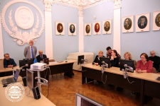 Презентация «Литературного энциклопедического словаря Ярославского края (XII — начало XXI века)» в ЯГПУ (12 марта 2018 года). Фото: ЯГПУ им. К. Д. Ушинского