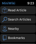 Скриншот MiniWiki