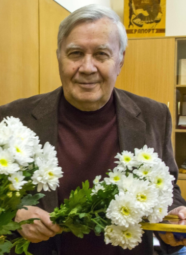 Валерий Васильевич Журавлёв в день вручения знака «Почетный работник науки и техники» (28 ноября 2017 года)