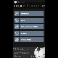 Скриншот приложения Wikipedia для Windows Phone